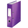 Dossier de alavanca Leitz 180° WOW POB/laminado A4/80mm, A4, cartão, roxo, 600 folhas, 80 g/m², 8 cm