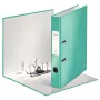 Dossier de alavanca Leitz 180° WOW POB/laminado A4/50mm, A4, cartão, turquesa, 350 folhas, 80 g/m², 5 cm