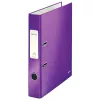 Dossier de alavanca Leitz 180° WOW POB/laminado A4/50mm, A4, cartão, roxo, 350 folhas, 80 g/m², 5 cm