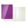 Pasta de arquivo plana Leitz cartão WOW A4, A4, cartão, roxo, 250 folhas, 240 mm, 3 mm