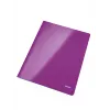 Pasta de arquivo plana Leitz cartão WOW A4, A4, cartão, roxo, 250 folhas, 240 mm, 3 mm