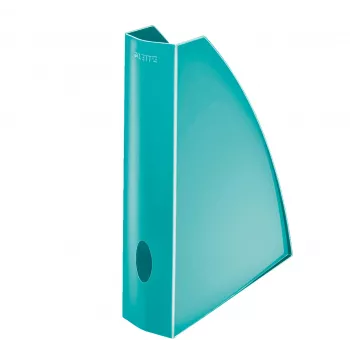 Coletor de revistas Leitz WOW, azul, plástico, A4, 290 g