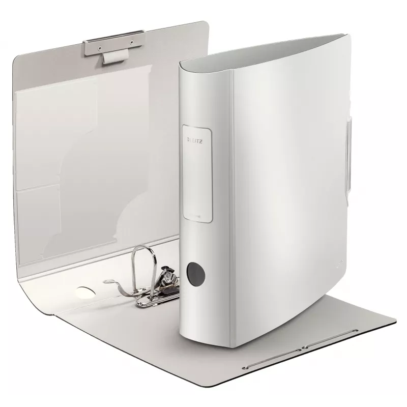 Dossier com mecanismo de alavanca Leitz 180° Active Style PP A4/80mm, A4, espuma de poliuretano, branco, 500 folhas, 80 g/m², 8,2 cm