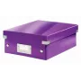 Leitz Organizer Box Click & Store WOW Klein, roxo, cartão, 600 g