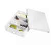 Leitz Click & Store WOW Medium Organiser Box, branco, cartão, 880 g