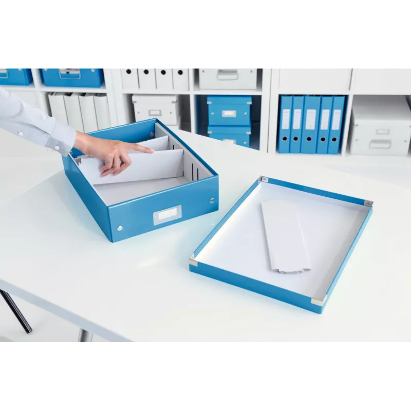 Leitz Click & Store WOW mittlere Aufbewahrungsbox, azul, cartão, 880 g