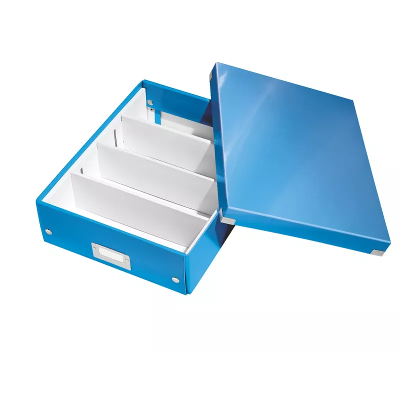 Leitz Click & Store WOW mittlere Aufbewahrungsbox, azul, cartão, 880 g