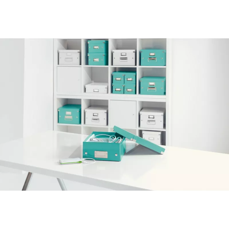 Leitz Click & Store WOW Medium Organiser Box, azul, cartão, 880 g