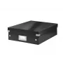 Leitz Click & Store WOW Medium Organizer-Box, preto, cartão, 880 g