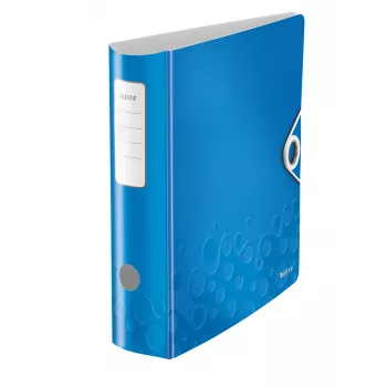 Leitz Lever Arch File Active PP WOW A4/80mm, A4, Polyfoam, azul, 500 folhas, 80 g/m², 8,2 cm