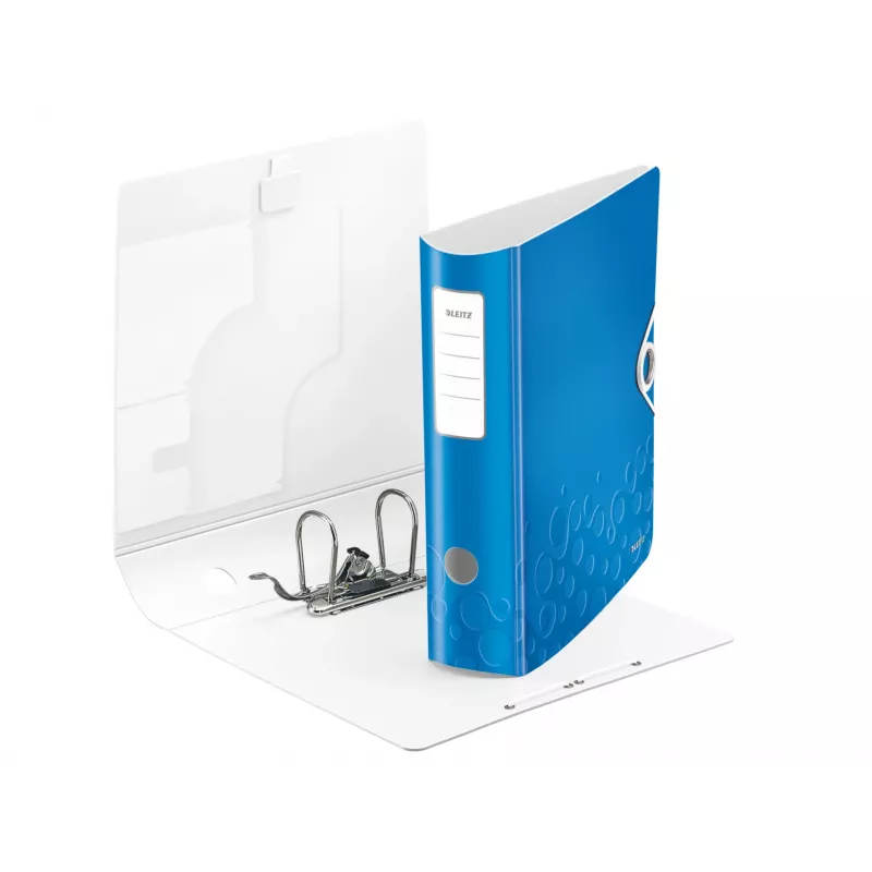 Leitz Lever Arch File Active PP WOW A4/80mm, A4, Polyfoam, azul, 500 folhas, 80 g/m², 8,2 cm