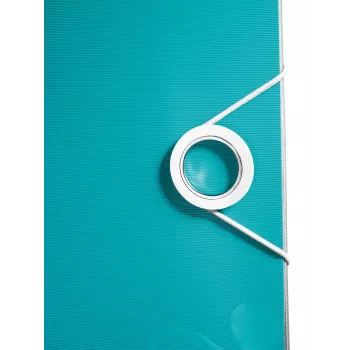 Leitz Hebelordner Active PP WOW A4/80mm, A4, Polyfoam, turquesa, 500 folhas, 80 g/m², 8,2 cm