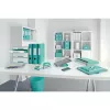 Leitz Hebelordner Active PP WOW A4/80mm, A4, Polyfoam, turquesa, 500 folhas, 80 g/m², 8,2 cm
