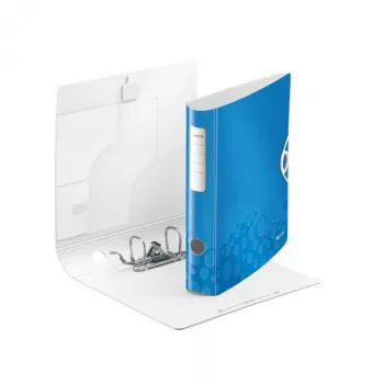 Leitz Hebelordner Active PP WOW A4/65mm, A4, Polyfoam, azul, 350 folhas, 80 g/m², 6.5 cm