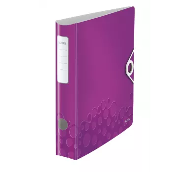 Leitz Hebelordner Active PP WOW A4/65mm, A4, Polyfoam, roxo, 350 folhas, 80 g/m², 6,5 cm
