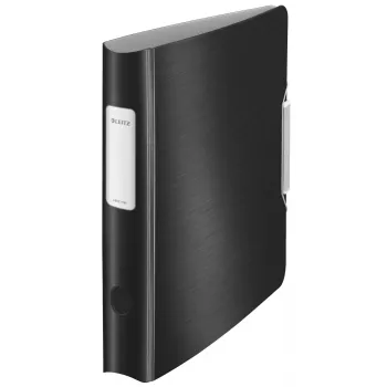 Leitz Hebelordner 180° Active Style PP A4/60mm, A4, Polyfoam, preto, 350 folhas, 80 g/m², 6,5 cm