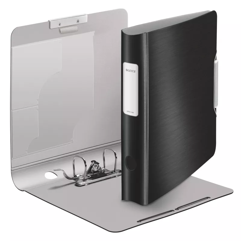 Leitz Hebelordner 180° Active Style PP A4/60mm, A4, Polyfoam, preto, 350 folhas, 80 g/m², 6,5 cm