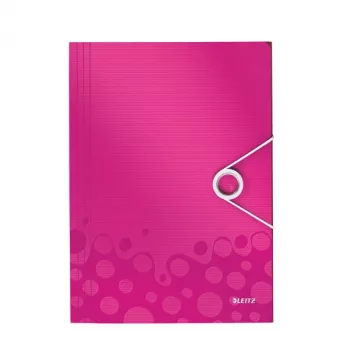 Leitz 3-Flap Folder WOW PP A4, A4, polipropileno (PP), rosa, Hochformat, 150 folhas, 235 mm