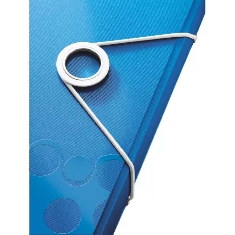 Leitz Pasta com 3 abas WOW PP A4, A4, polipropileno (PP), azul, metálico, formato vertical, 150 folhas, 235 mm