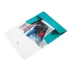 Leitz Pasta com 3 abas WOW PP A4, A4, polipropileno (PP), azul, metálico, formato vertical, 150 folhas, 235 mm