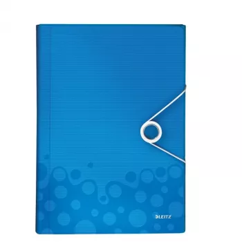 Leitz Project File WOW PP, A4, polipropileno (PP), azul, 200 folhas, 254 mm, 38 mm