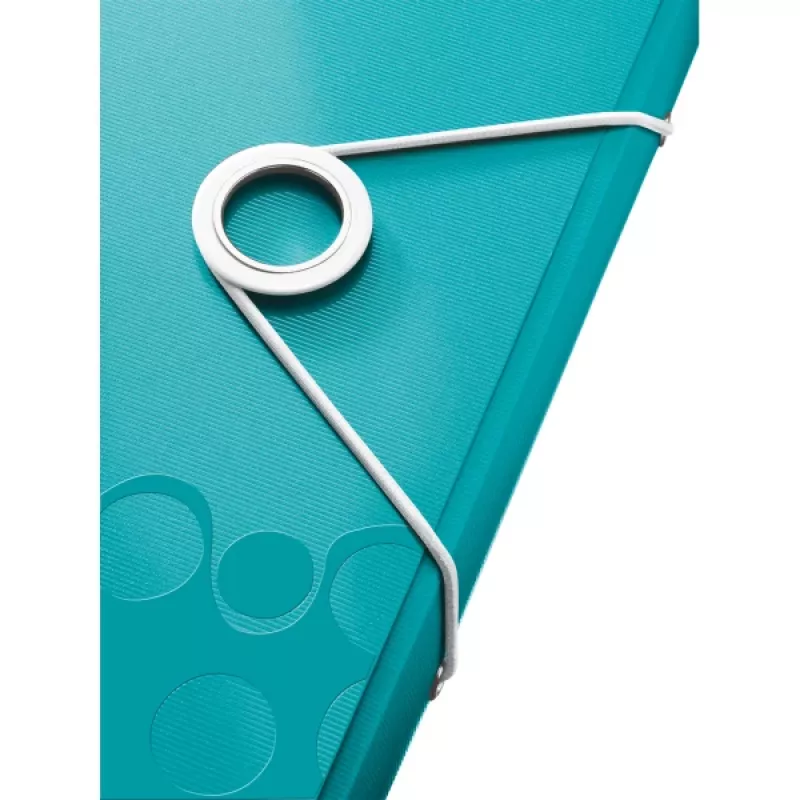 Leitz Pasta de projeto WOW PP, pasta convencional, A4, polipropileno (PP), turquesa, 200 folhas, 254 mm