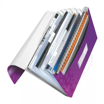 Leitz Pasta de projeto WOW PP, A4, polipropileno (PP), roxo, 200 folhas, 254 mm, 38 mm