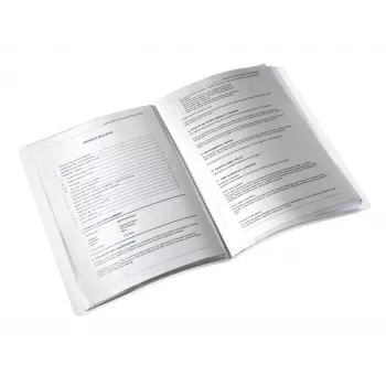Leitz Displaybuch WOW PP 20 Hüllen, azul, metálico, policloreto de vinilo (PVC), 20 Hüllen, A4, 231 mm, 13 mm