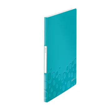 Leitz Display Book WOW PP 20 Hüllen, azul, metálico, policloreto de vinilo (PVC), 20 Hüllen, A4, 231 mm, 13 mm