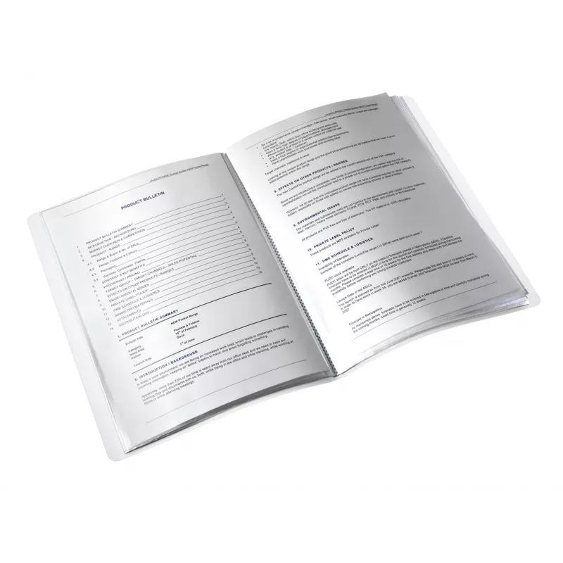 Leitz Display Book WOW PP 20 Hüllen, metálico, roxo, policloreto de vinilo (PVC), 20 Hüllen, A4, 231 mm, 13 mm