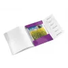 Leitz WOW PP Trennblätter-Buch, 6 Trennblätter, A4, polipropileno (PP), metálico, roxo, 200 folhas, 260 mm, 17 mm