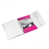 Leitz Separador WOW em PP, 12 separadores, A4, polipropileno (PP), metálico, rosa, 200 folhas, 265 mm, 17 mm