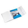 Livro de registo Leitz WOW PP 12 separadores, A4, polipropileno (PP), azul, metálico, 200 folhas, 265 mm, 17 mm