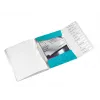 Livro de separadores Leitz WOW em PP, 12 separadores, A4, polipropileno (PP), azul, metálico, 200 folhas, 265 mm, 17 mm