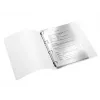 Dossier de anéis Leitz WOW, A4, polipropileno (PP), metálico, rosa, 200 folhas, 2,5 cm, 257 mm