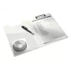 Prancheta com tampa Leitz WOW, A4, polyfoam, rosa, 75 folhas, 1 bolsa, 230 mm