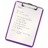Prancheta sem tampa frontal Leitz WOW, A4, plástico, roxo, 80 folhas, 228 mm, 320 mm