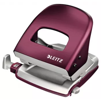 Perfurador Leitz NeXXt 5006 30 folhas vermelho, prateado