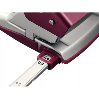Perfurador Leitz NeXXt 5006 30 folhas vermelho, prateado