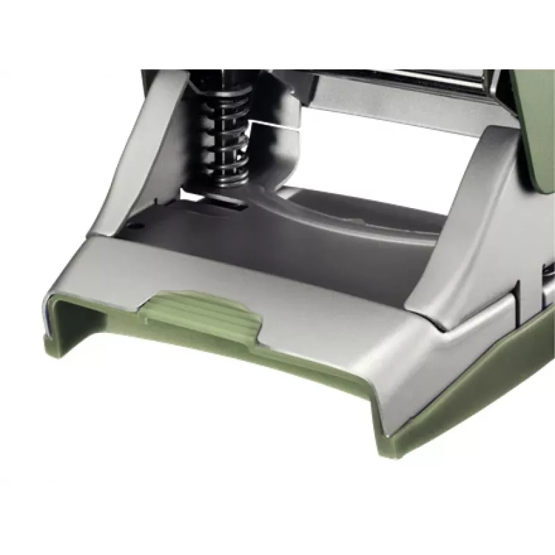 Perfurador de pinça Leitz NeXXt Style, 2 furos 30 folhas metal, 30 folhas, verde, prateado, metal, 8 cm, A6, 107 mm