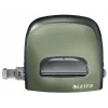 Perfurador de pinça Leitz NeXXt Style, 2 furos 30 folhas metal, 30 folhas, verde, prateado, metal, 8 cm, A6, 107 mm