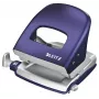 Perfurador Leitz Hole Punch Style NeXXt, 2 furos 30 folhas metal, 30 folhas, azul, 8 cm, A6, 380 g, 107 x 100 x 137 mm