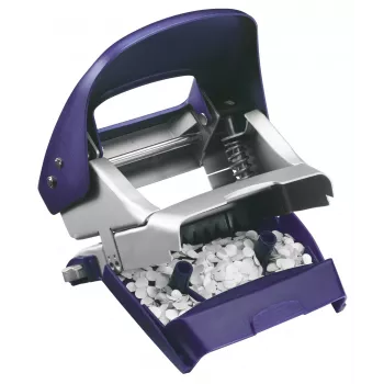 Perfurador Leitz Hole Punch Style NeXXt, 2 furos 30 folhas metal, 30 folhas, azul, 8 cm, A6, 380 g, 107 x 100 x 137 mm