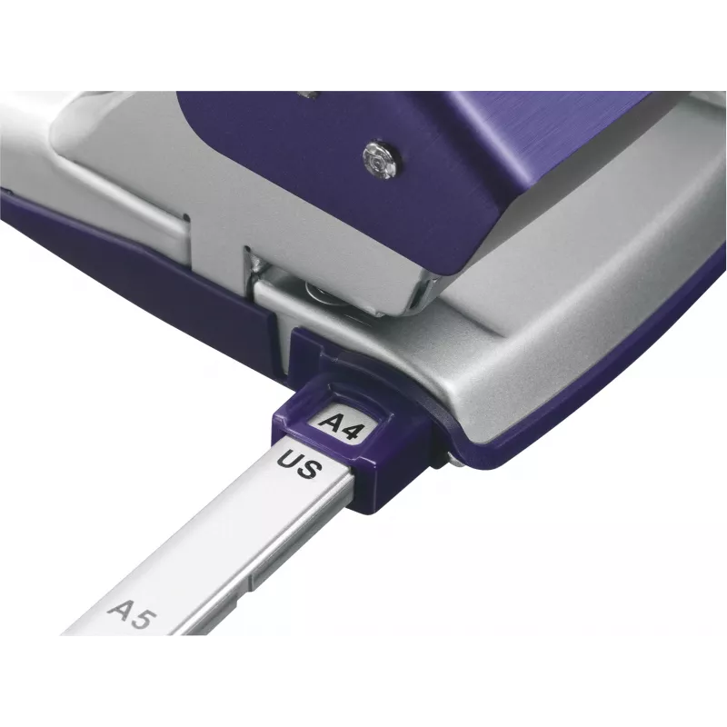 Perfurador Leitz Hole Punch Style NeXXt, 2 furos 30 folhas metal, 30 folhas, azul, 8 cm, A6, 380 g, 107 x 100 x 137 mm