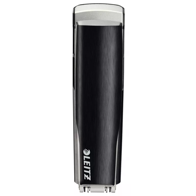 Agrafador Leitz NeXXt Style, 30 folhas metal, 30 folhas, preto, prateado, P3, metal, plástico, 80 g/m², superior