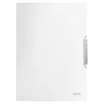 Pasta de 3 abas Leitz Style PP A4, A4, polipropileno (PP), branco, 150 folhas, 80 g/m², elástico