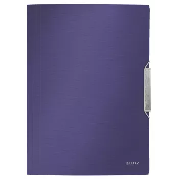 Pasta de 3 abas Leitz Style PP A4, A4, polipropileno (PP), azul, 150 folhas, 80 g/m², elástico