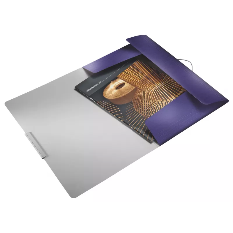 Pasta de 3 abas Leitz Style PP A4, A4, polipropileno (PP), azul, 150 folhas, 80 g/m², elástico