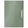 Pasta de arquivo concertina extensível Leitz em PP, A4, polipropileno (PP), verde, 250 folhas, 80 g/m², 6 divisórias