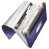 Pasta concertina extensível Leitz em PP, A4, polipropileno (PP), azul, 250 folhas, 80 g/m², 6 divisórias